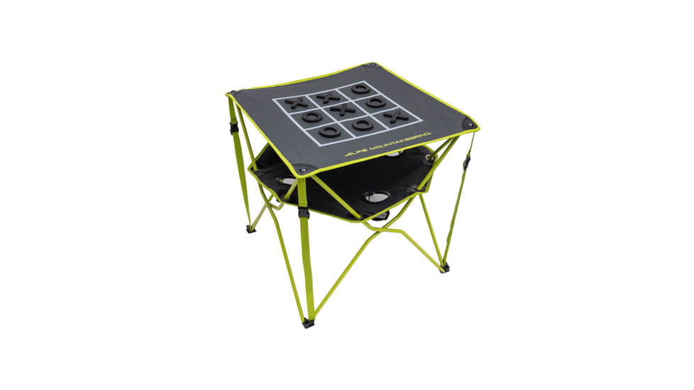ALPS Mountaineering Eclipse Table Tic-Tac-Toe, Charcoal/Citrus, One Size, 8369857