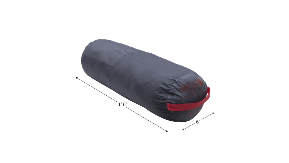ALPS Mountaineering Helix 2-Person Tent, Charcoal/Red, 5222318