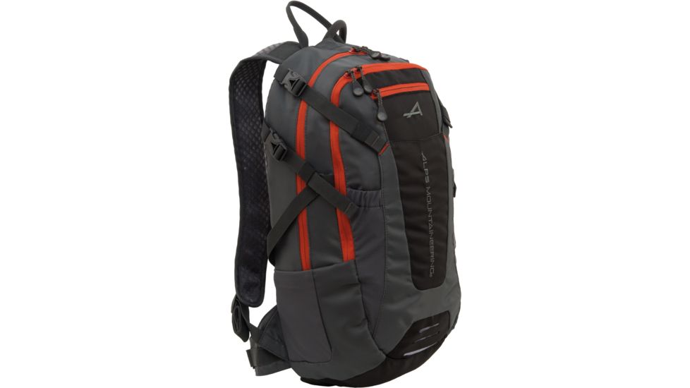 ALPS Mountaineering Hydro Trail 15 L Backpack-Charcoal/Chili