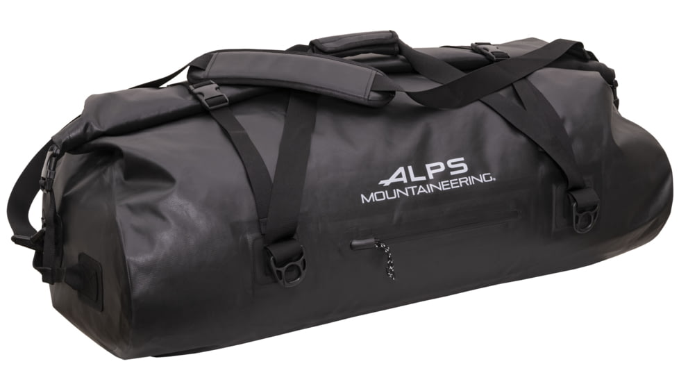 ALPS Mountaineering Monsoon Waterproof Duffle Bag, 90 Liters, Black, 9790001