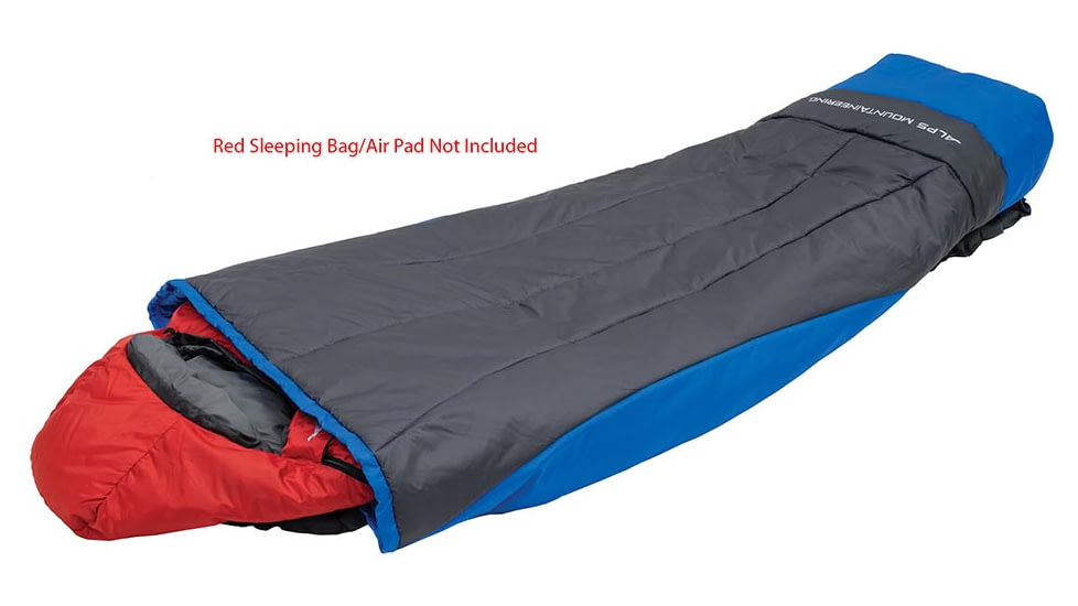 ALPS Mountaineering Radiance Lightweight Quilt, Blue/Charcoal, 4990402