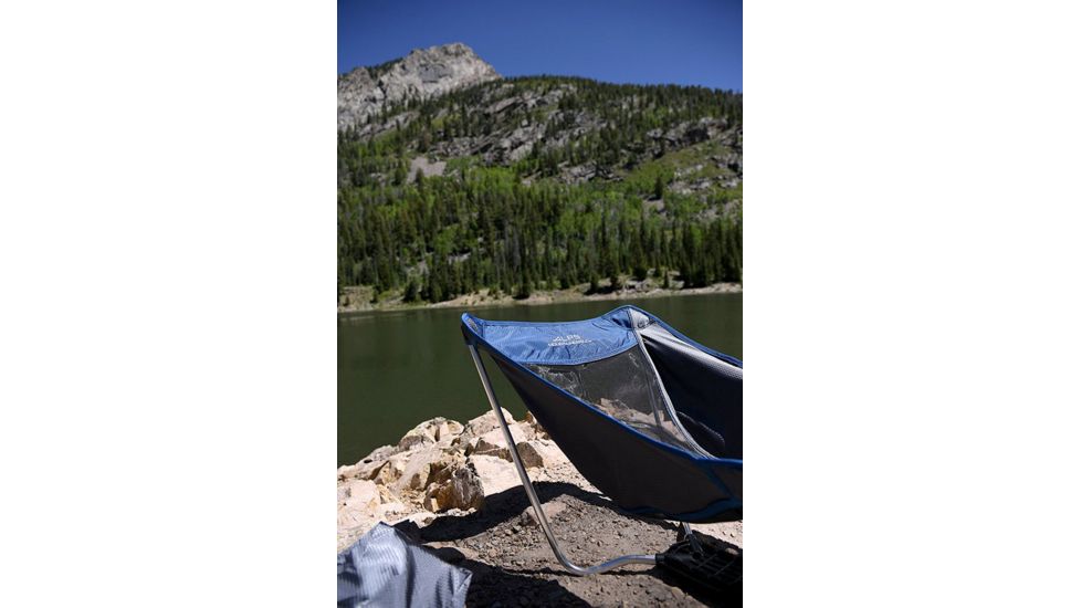 ALPS Mountaineering Ready Lite Low Chair-Grey/Blue