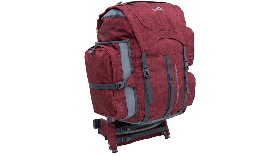 ALPS Mountaineering Red Rock Backpack, 34 Liters, Heather Red/Gray, 3300044