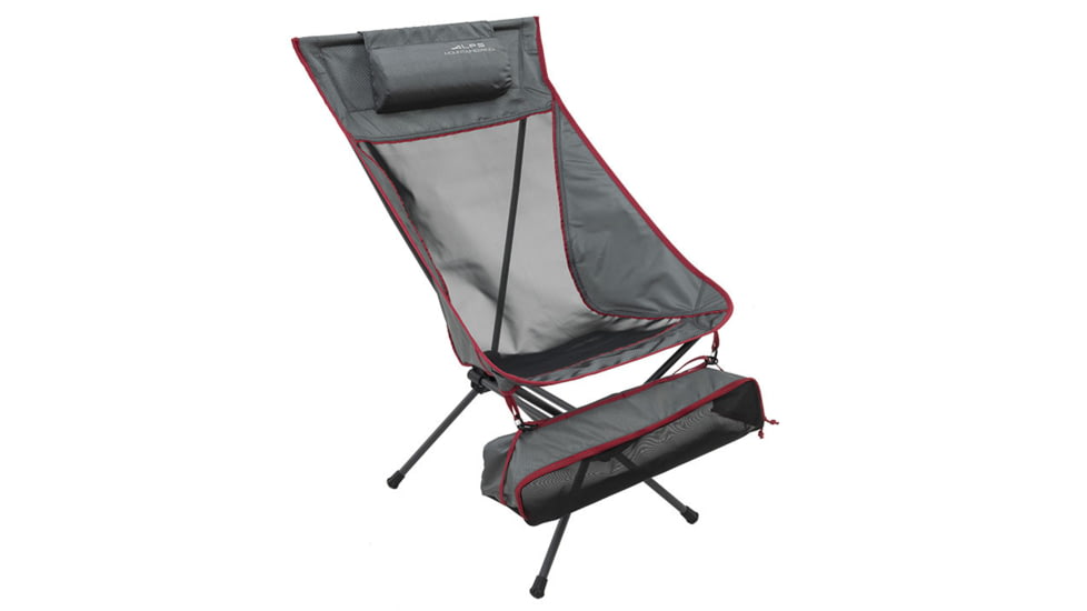 ALPS Mountaineering Simmer Lounger Chair, Salsa/Charcoal, 8011242