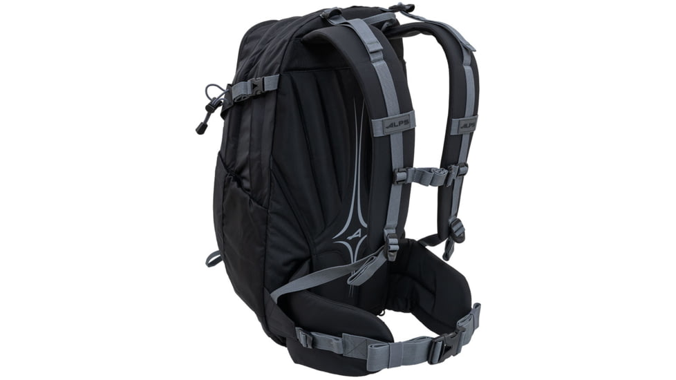 ALPS Mountaineering Solitude 24L Pack, Black/Gray, 6062072