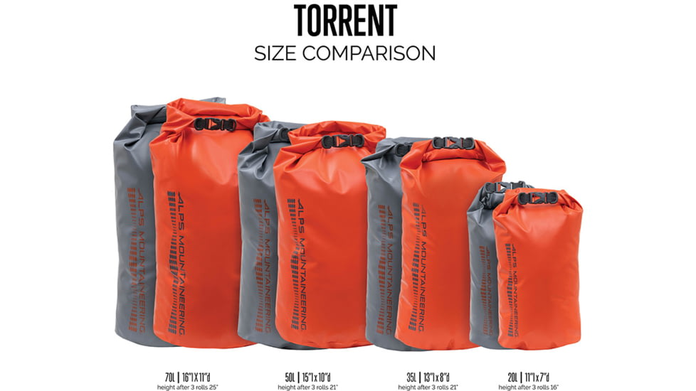 ALPS Mountaineering Torrent 20L, red, 20L / 1220 cu in, 7364905