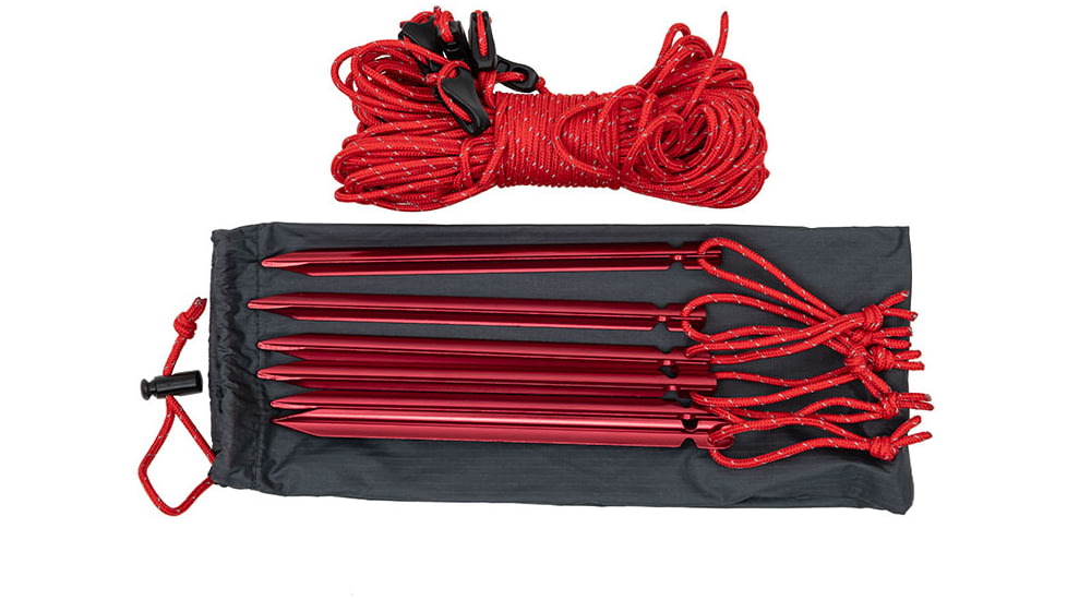 ALPS Mountaineering Ultra-Light Tarp Shelter, Charcoal/Red, 5970018