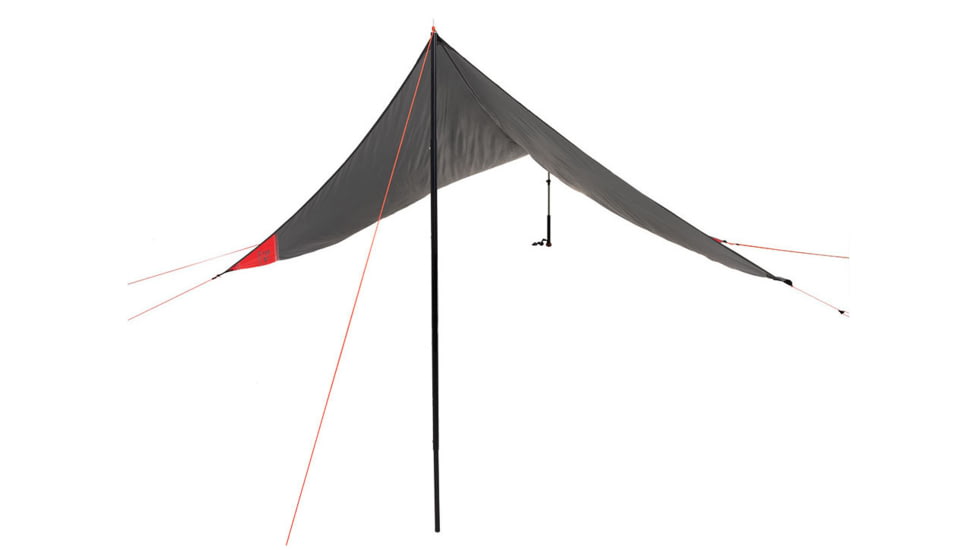 ALPS Mountaineering Ultra-Light Tarp Shelter, Charcoal/Red, 5970018