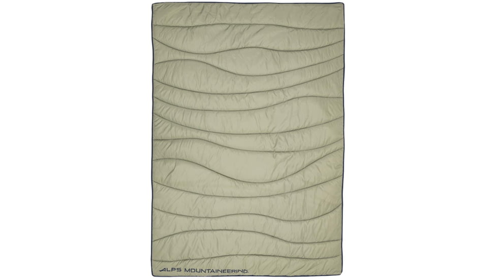 ALPS Mountaineering Wavelength Blanket, 54 x 80in, Light Sage/Navy, 4990230