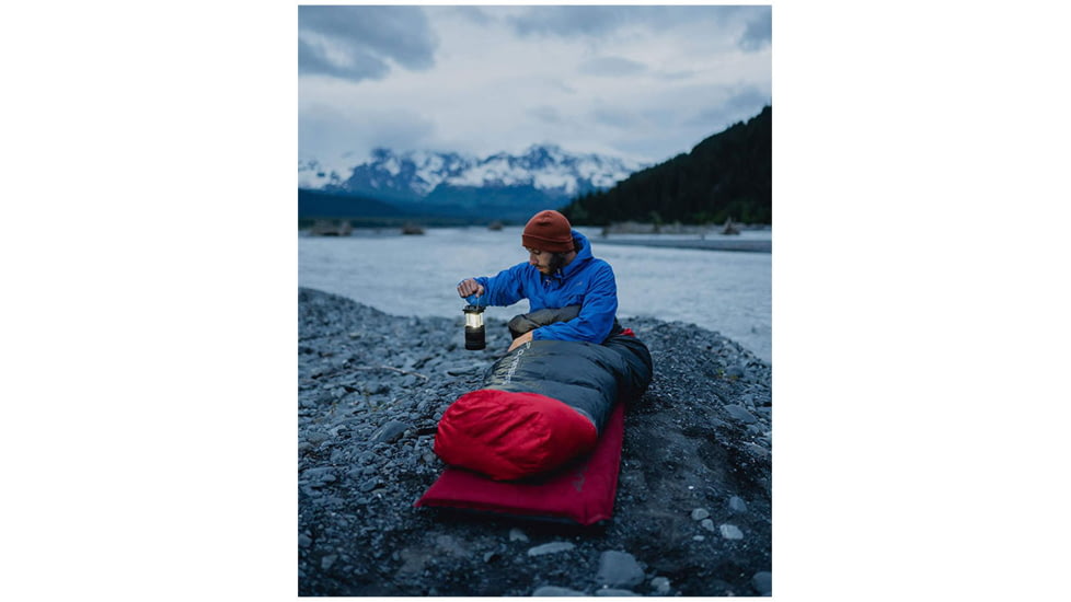 ALPS Mountaineering Zenith 0 Degrees Sleeping Bag, Regular, Charcoal/Red, 4351642