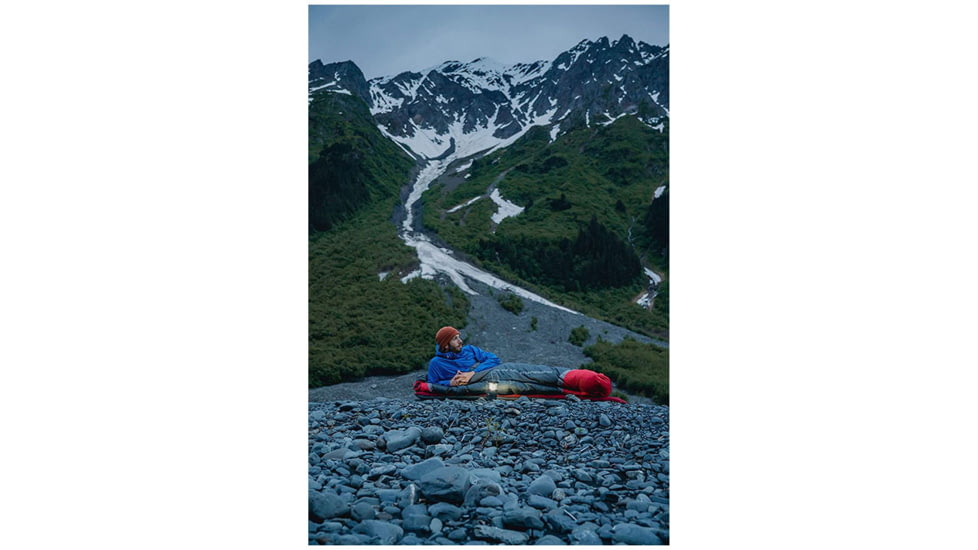 ALPS Mountaineering Zenith 0 Degrees Sleeping Bag, Regular, Charcoal/Red, 4351642