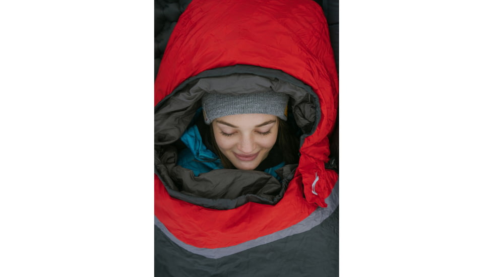 ALPS Mountaineering Zenith 0 Degrees Sleeping Bag, Regular, Charcoal/Red, 4351642