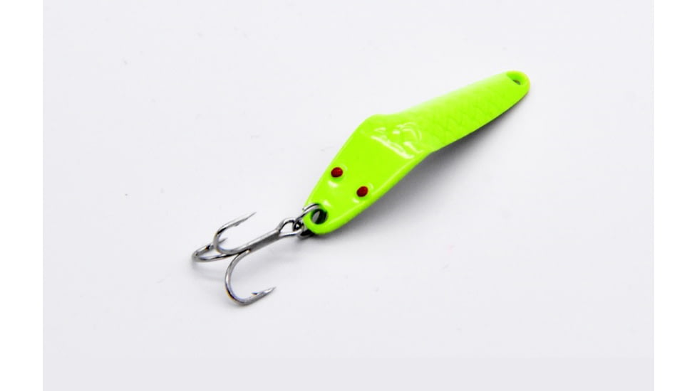 Als Goldfish Lil 49er Ice Jig, Chartreuse Glow, 1/4oz, 1-3/4in, IFN50-CHG