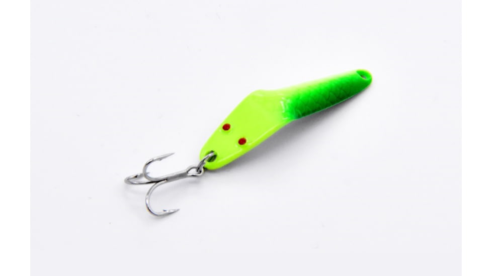 Als Goldfish Lil 49er Ice Jig, Chartreuse Lime Glow, 1/4oz, 1-3/4in, IFN50-CHLG