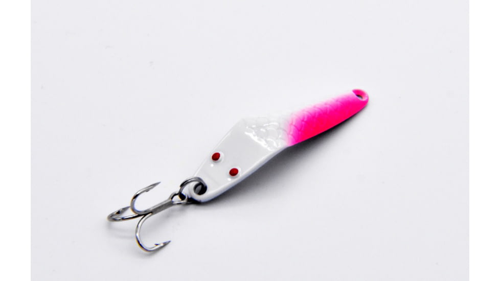 Als Goldfish Lil 49er Ice Jig, White Pink Glow, 1/4oz, 1-3/4in, IFN50-WPG