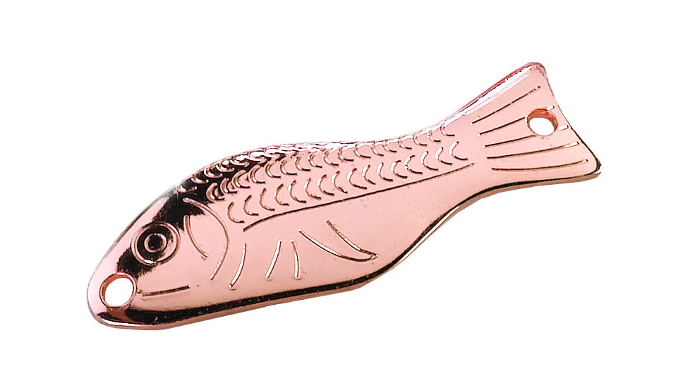 Als Goldfish Original Spoon, 1 1/2in Size 8 Hook, 3/16oz, Copper, G100-C