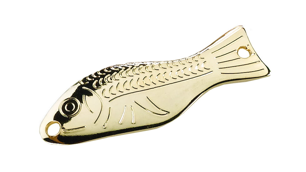 Als Goldfish Original Spoon, 1 1/2in Size 8 Hook, 3/16oz, Gold, G100-G