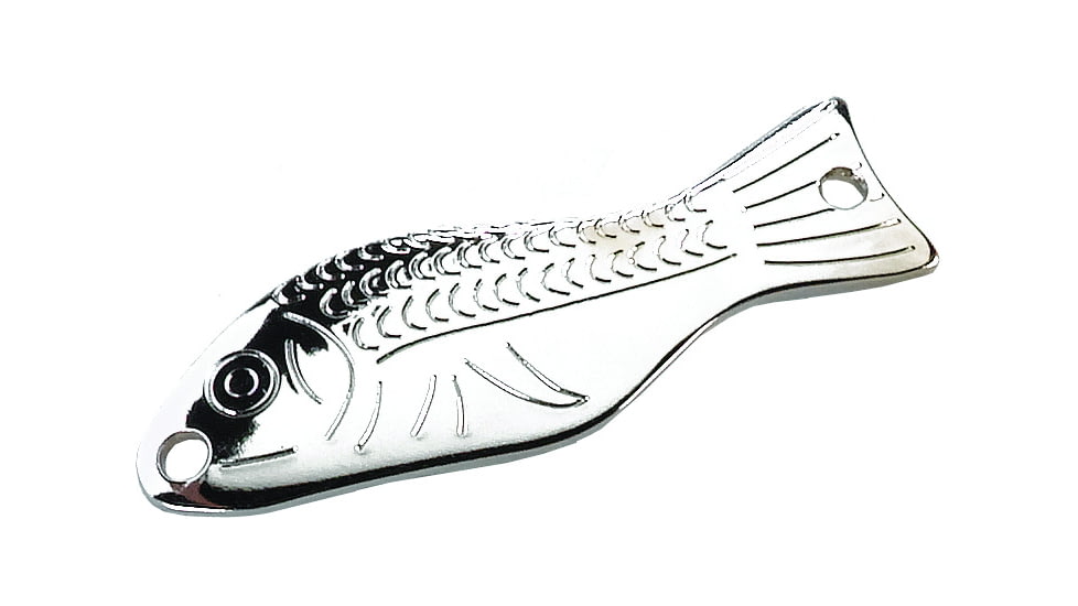 Als Goldfish Original Spoon, 1 1/2in Size 8 Hook, 3/16oz, Nickel, G100-N