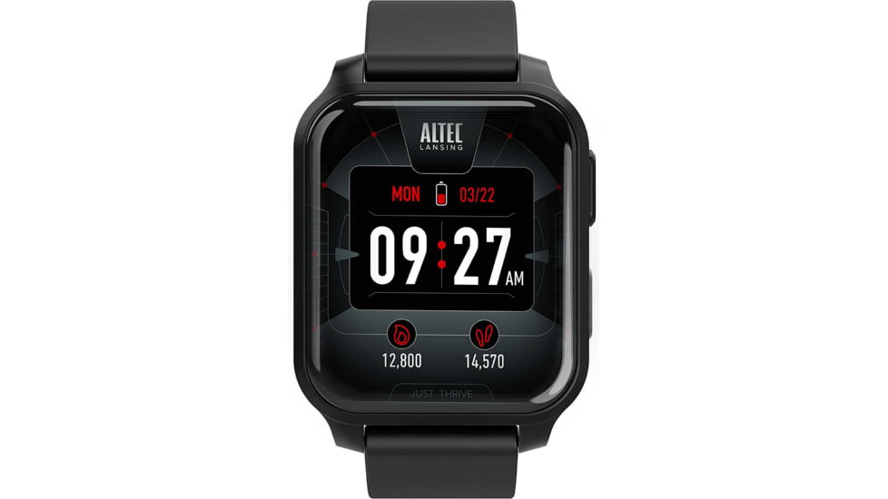 Altec Lansing Eagle Active Smartwatch, Black, ALT-WS300BK