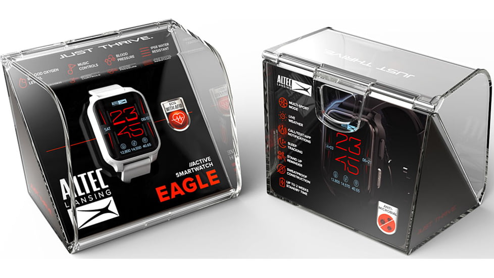 Altec Lansing Eagle Active Smartwatch, White, ALT-WS300WH