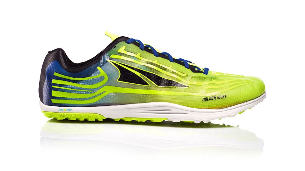 Altra Arrows Golden Spike - Unisex, Lime/Blue, Medium, 9, AL0A362134009000M1