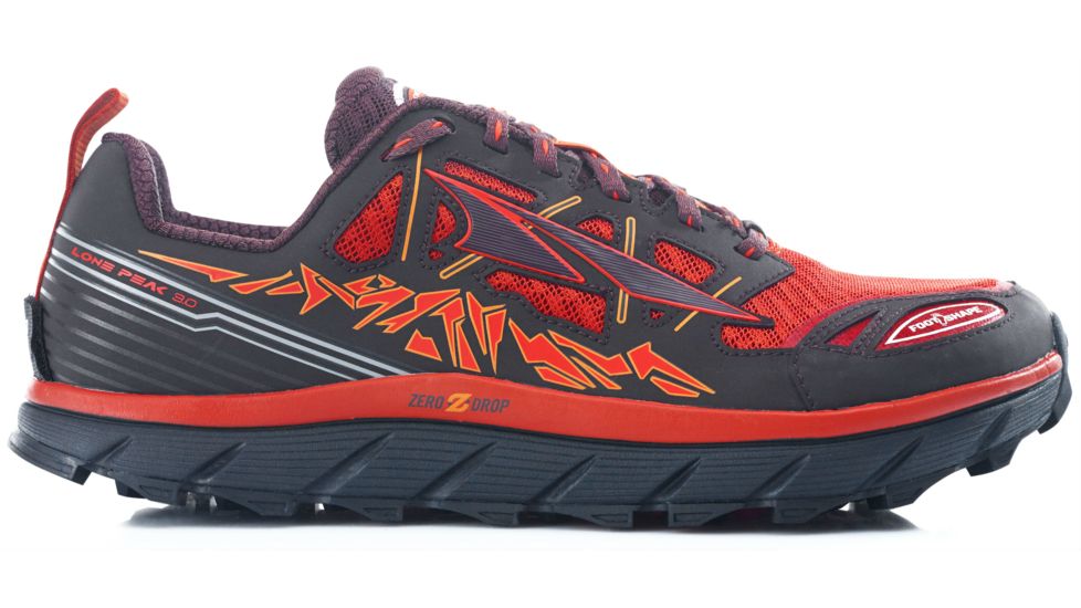 Altra Arrows Lone Peak 3.0 Trail Running Shoe - Men's-Orange-Medium-8