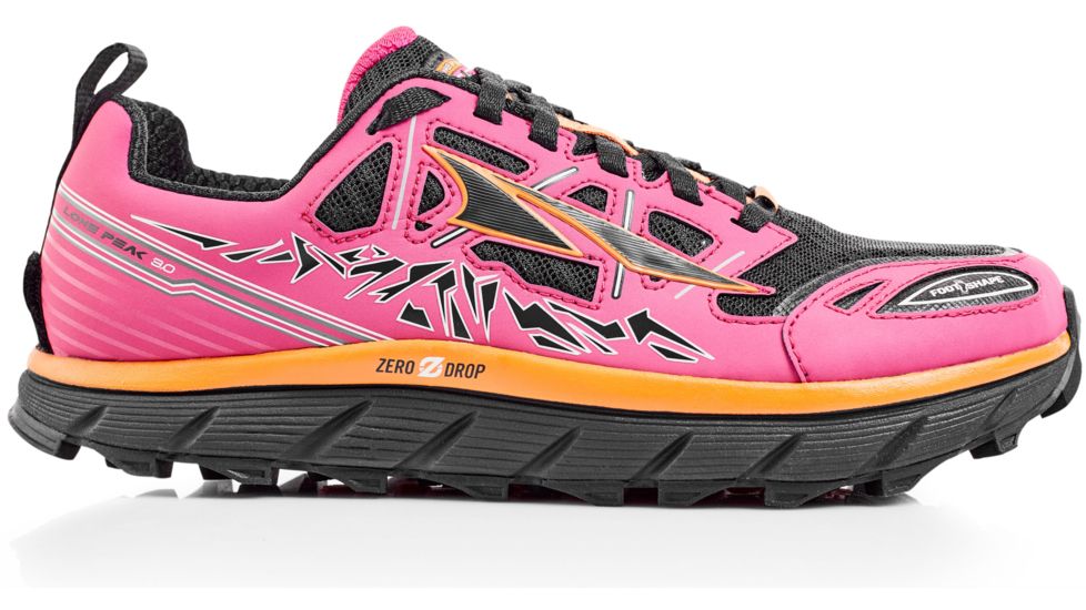 Altra Arrows Lone Peak 3.0 Trail Running Shoe - Women's-Pink/Orange-Medium-9