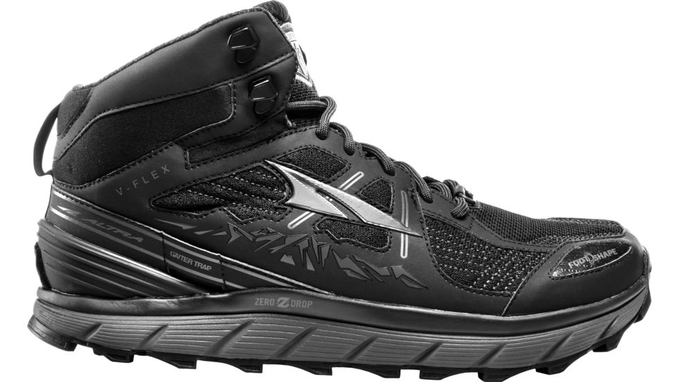 Altra Arrows Lone Peak 3.5 Mid Mesh - Men's, Black, Medium, 12.5, ALM1755H00012500M1