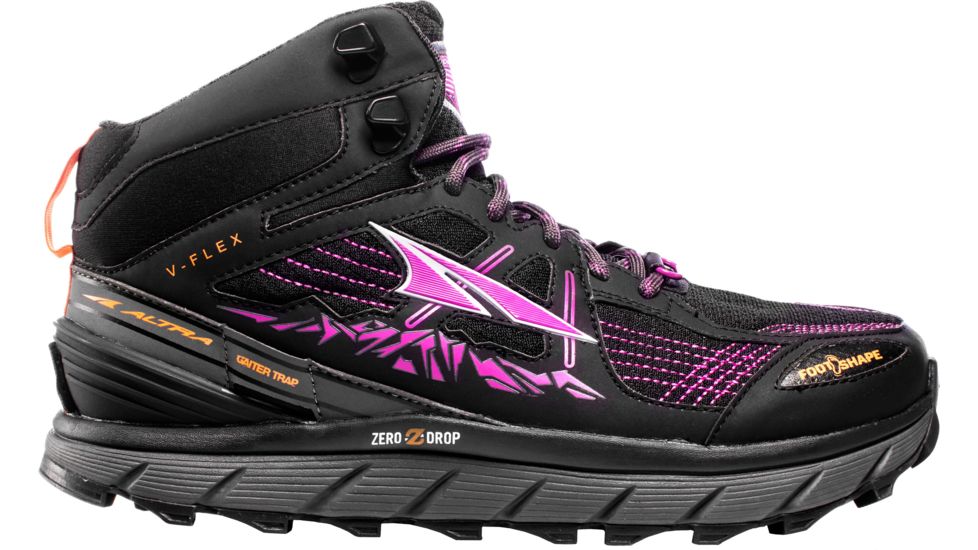 Altra Arrows Lone Peak 3.5 Mid Mesh - Women's, Purple/Orange, Medium, 6, ALW1755H58006000M1