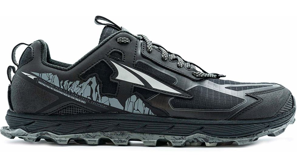 Altra Arrows Lone Peak 4.5 Trailrunning Shoe - Mens, Black, 13 US, AL0A4PE5-000-13
