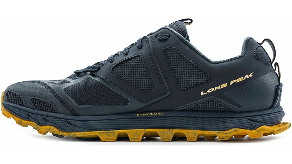 Altra Arrows Lone Peak 4.5 Trailrunning Shoe - Mens, Carbon, 12 US, AL0A4PE5-404-12
