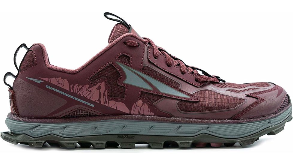 Altra Arrows Lone Peak 4.5 Trailrunning Shoe - Womens, Dark Port, 9.5 US, AL0A4QTX-604-9.5