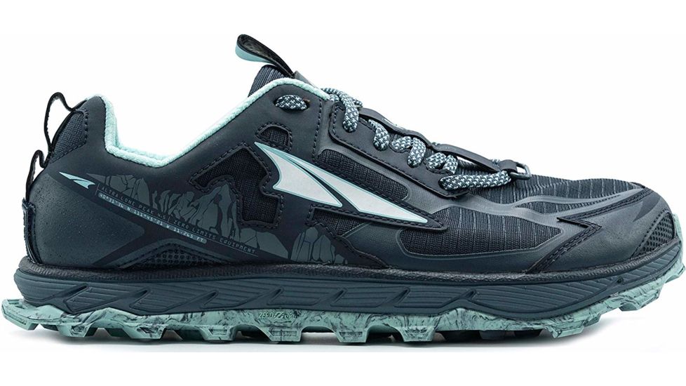 Altra Arrows Lone Peak 4.5 Trailrunning Shoe - Womens, Navy/Light Blue, 9 US, AL0A4QTX-446-9