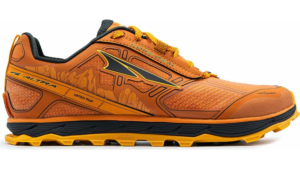 Altra Arrows Lone Peak 4 Low RSM Trailrunning Shoe - Mens, Burnt Orange, 14 US, ALM1855L-802-14