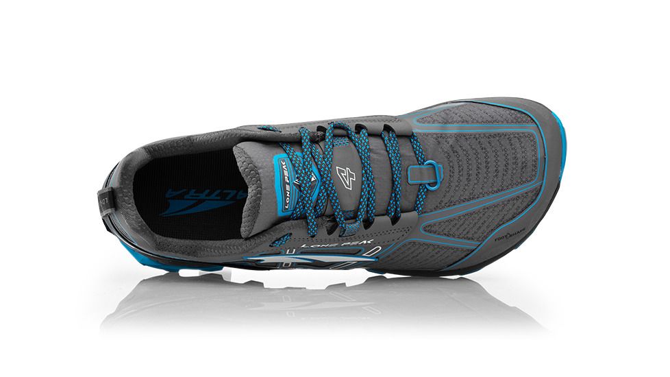 Altra Arrows Lone Peak 4 Low RSM Trailrunning Shoes - Mens, Gray/Blue, Medium, 15, ALM1855L24215000M1
