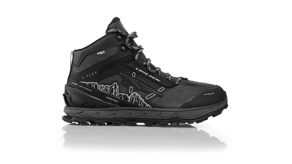 Altra Arrows Lone Peak 4 Mid RSM Trail Running Shoe - Men's, Black, 15 US, AFM1855N-0-150
