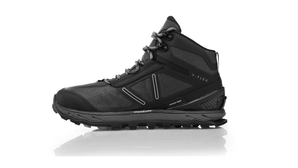 Altra Arrows Lone Peak 4 Mid RSM Trail Running Shoe - Men's, Black, 15 US, AFM1855N-0-150