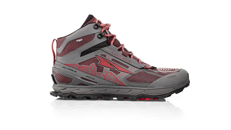 Altra Arrows Lone Peak 4 Mid RSM Trail Running Shoe - Men's, Gray, 7 US, AFM1855N-2-070