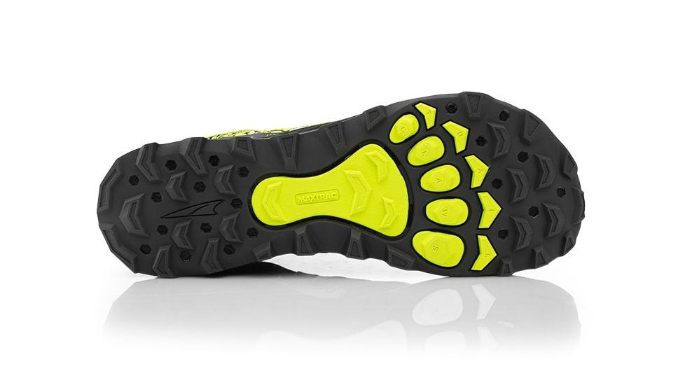 Altra Arrows Lone Peak 4 Trail Running Shoe - Mens, Gray/Yellow, 15 US, AFM1855F-22-150