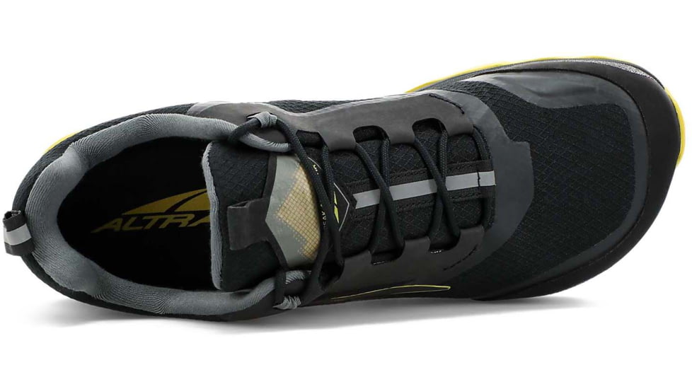 Altra Arrows Lone Peak All-Weather Low Shoes - Mens, Black/Yellow, 10, AL0A4VQG070-10-MED