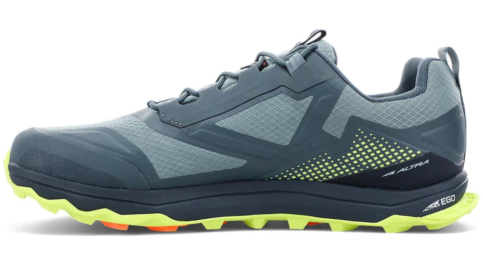 Altra Arrows Lone Peak All-Weather Low Shoes - Mens, Gray/Lime, 9, AL0A4VQG232-9-MED