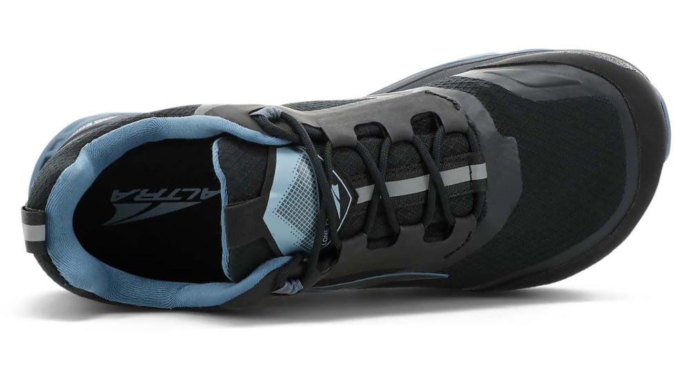 Altra Arrows Lone Peak All-Weather Low Shoes - Womens, Black/Blue, 9, AL0A4VR9040-9-MED