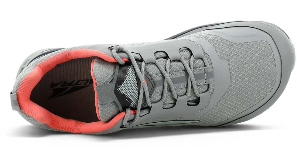 Altra Arrows Lone Peak All-Weather Low Shoes - Womens, Gray/Orange, 8, AL0A4VR9280-8-MED