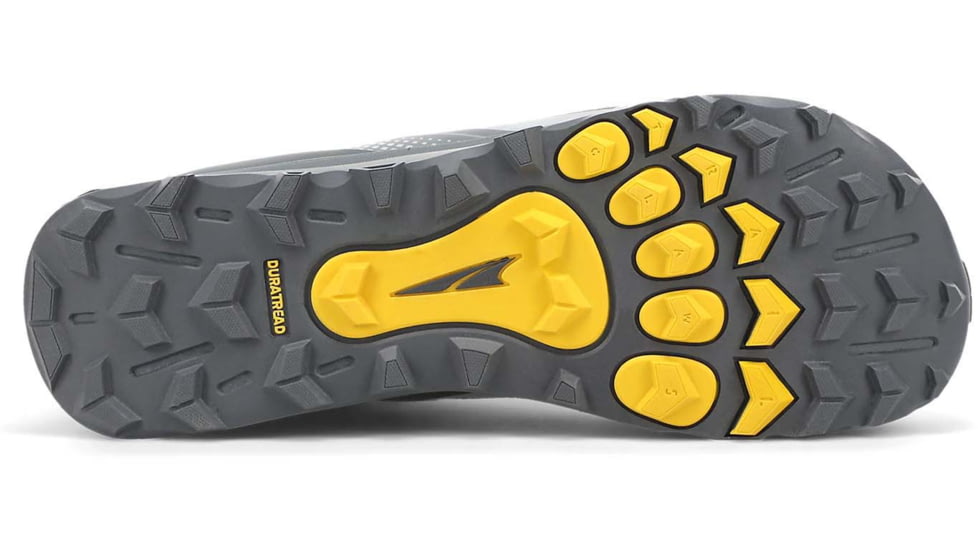 Altra Arrows Lone Peak All-Weather Mid Shoes - Mens, Gray/Yellow, 13, AL0A4VQH270-13-MED