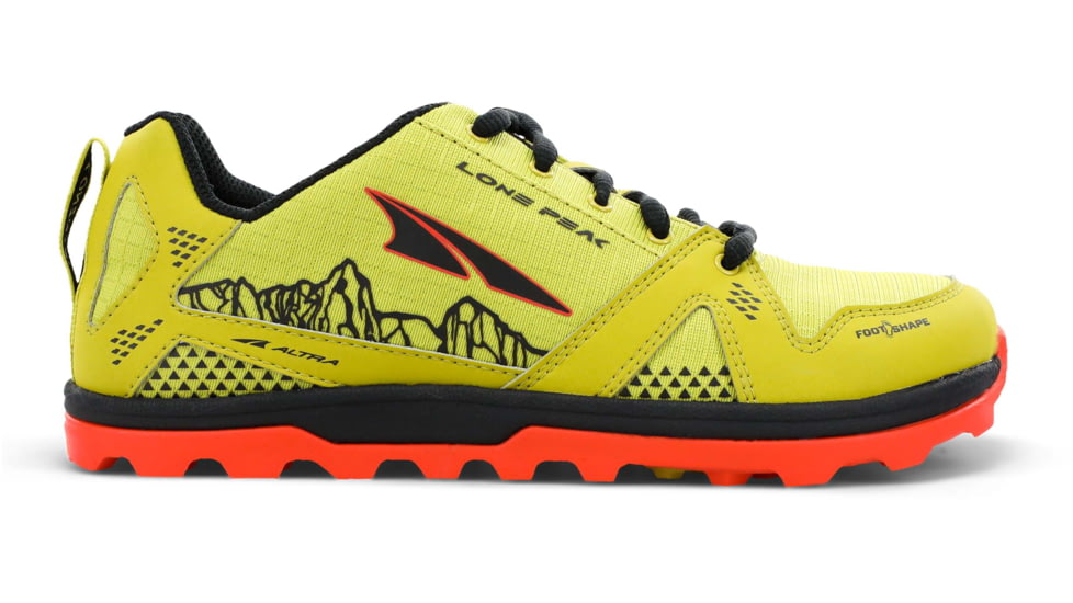 Altra Arrows Lone Peak Shoes - Kids, Lime, 2, AL0A4PE3334-2-MED