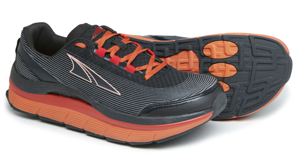 Altra Arrows Olympus 1.5 Trail Running Shoe - Men's-Gray/Orange-Medium-8.5 US