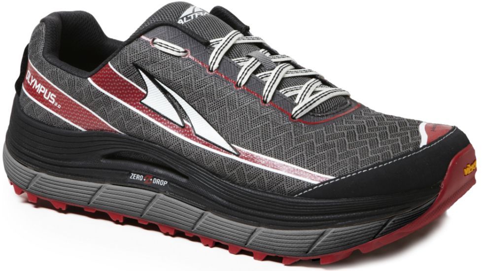 Altra Arrows Olympus 2.0 Trail Running Shoe - Men's-Pewter/Red-Medium-12.5