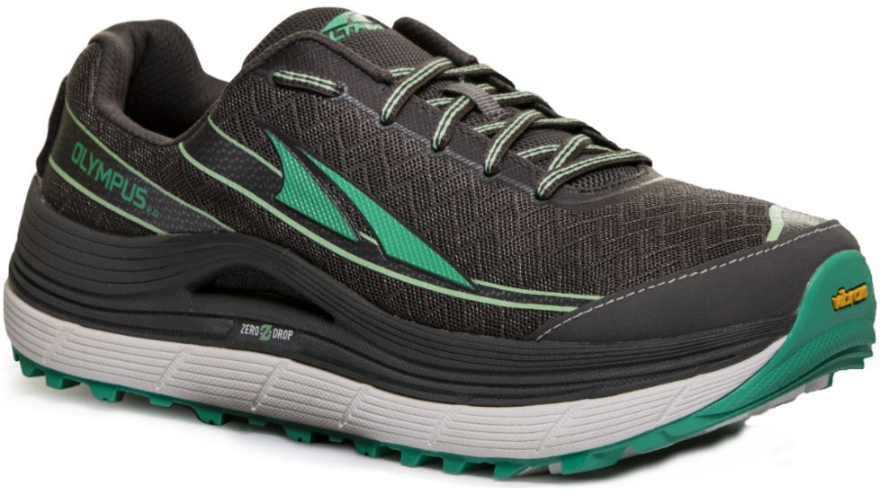 Olympus 2.0 Trail Running Shoe - Womens-Charcoal/Peacock-Medium-11