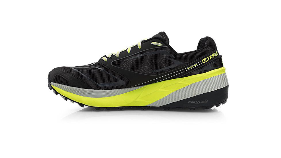 Altra Arrows Olympus 3 Trail Running Shoe - Men's, Black/Yellow, 9.5 US, AFM1859F-0-095