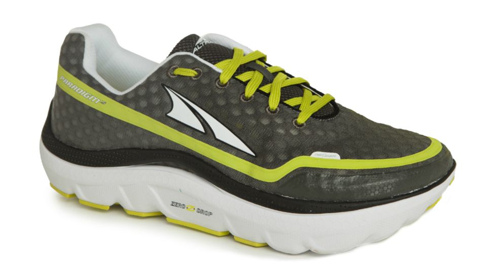 Altra Arrows Paradigm 1.5 Road Running Shoe - Mens-Charcoal/Lime-Medium-8 US